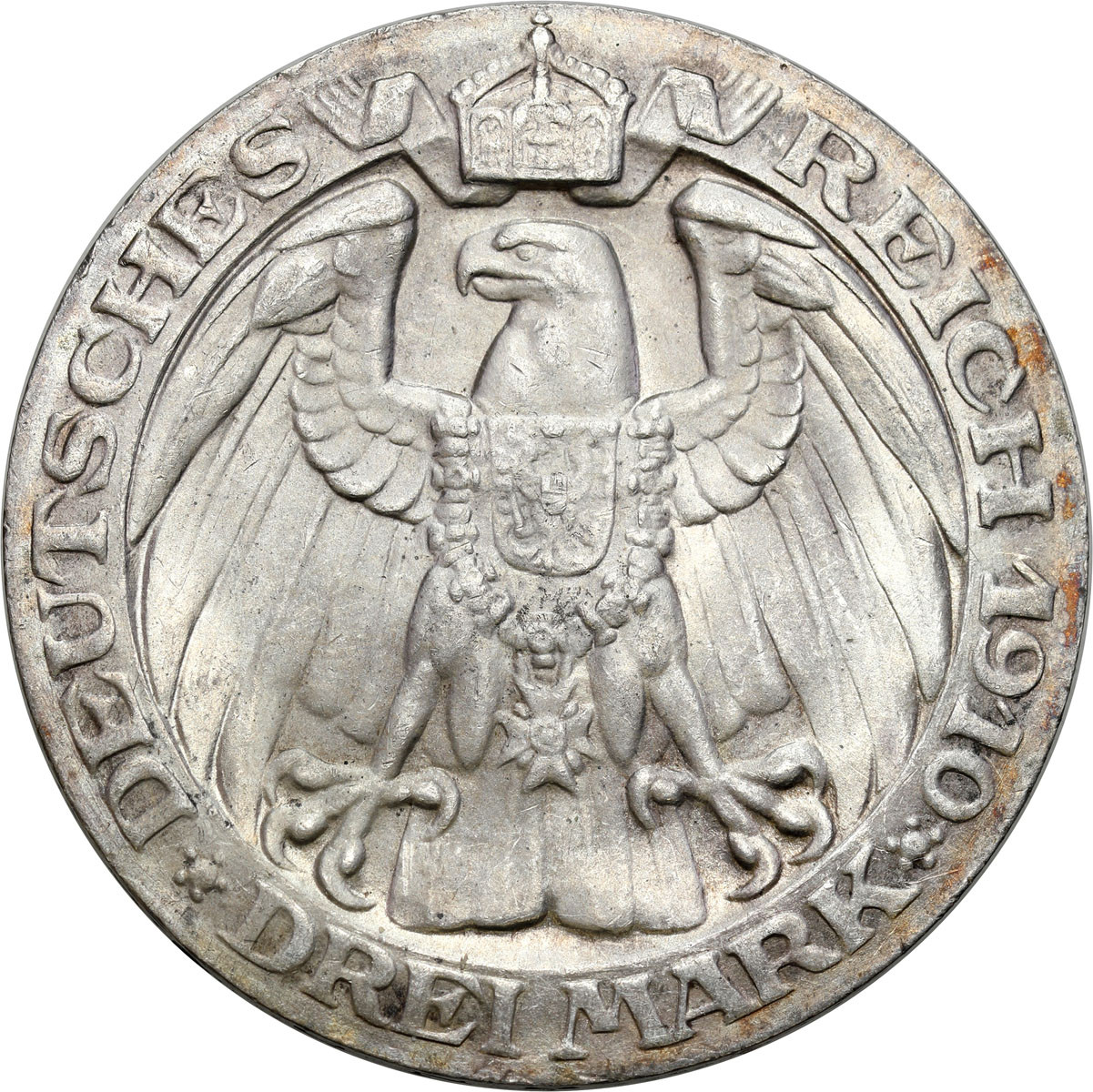 Niemcy, Prusy. 3 marki 1910 A, Uniwersytet Berlin